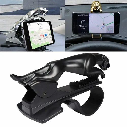 Jaguar Design Car Dashboard Mobile Phone Holder Mount Stand