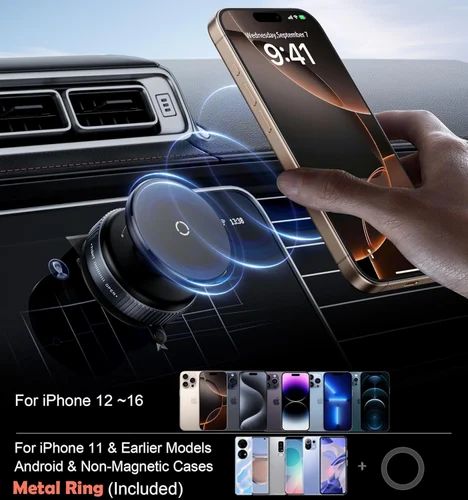 Vaccum Magnetic Phones Holder, Magnetic Car Phone Mount