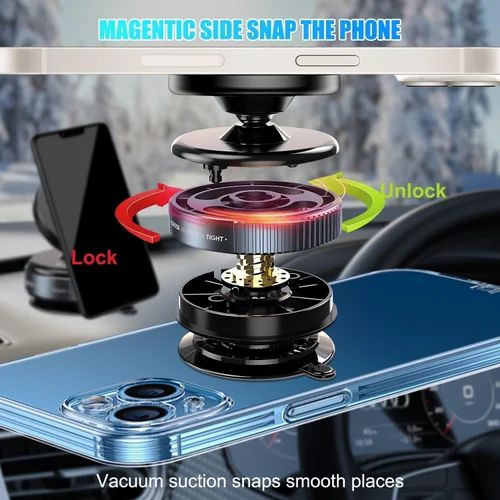 Vaccum Magnetic Phones Holder, Magnetic Car Phone Mount