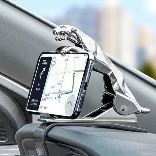 Jaguar Design Car Dashboard Mobile Phone Holder Mount Stand